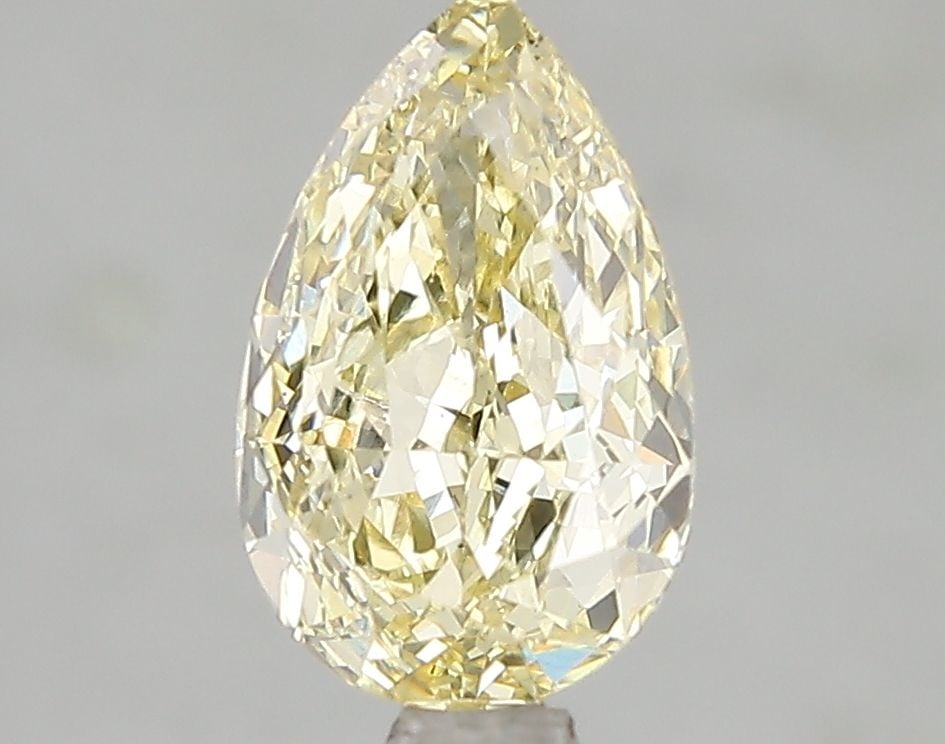 Loose Diamond - PEAR 2.03ct Fancy Intense Yellow VS2: Loose Diamond - PEAR 2.03ct Fancy Intense Yellow VS2 Source: This is a real non-mined Diamond that has been grown in a lab Shape: PEAR Carats: 2.03 Color: Fancy Intense Yellow Certification: IGI Video