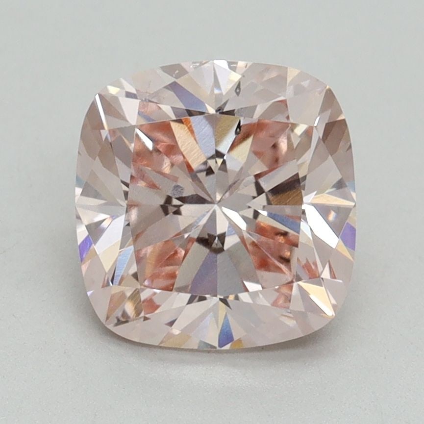 Loose Diamond - CUSHION BRILLIANT 2.0ct Fancy Intense Pink SI1: Loose Diamond - CUSHION BRILLIANT 2.0ct Fancy Intense Pink SI1 Source: This is a real non-mined Diamond that has been grown in a lab Shape: CUSHION BRILLIANT Carats: 2.0 Color: Fancy Intense Pink Cert