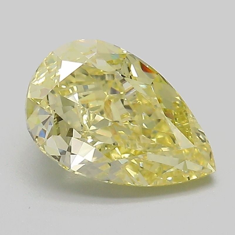 Loose Diamond - PEAR 2.02ct Fancy Yellow VS1: Loose Diamond - PEAR 2.02ct Fancy Yellow VS1 Source: This is a real non-mined Diamond that has been grown in a lab Shape: PEAR Carats: 2.02 Color: Fancy Yellow Certification: IGI Video: