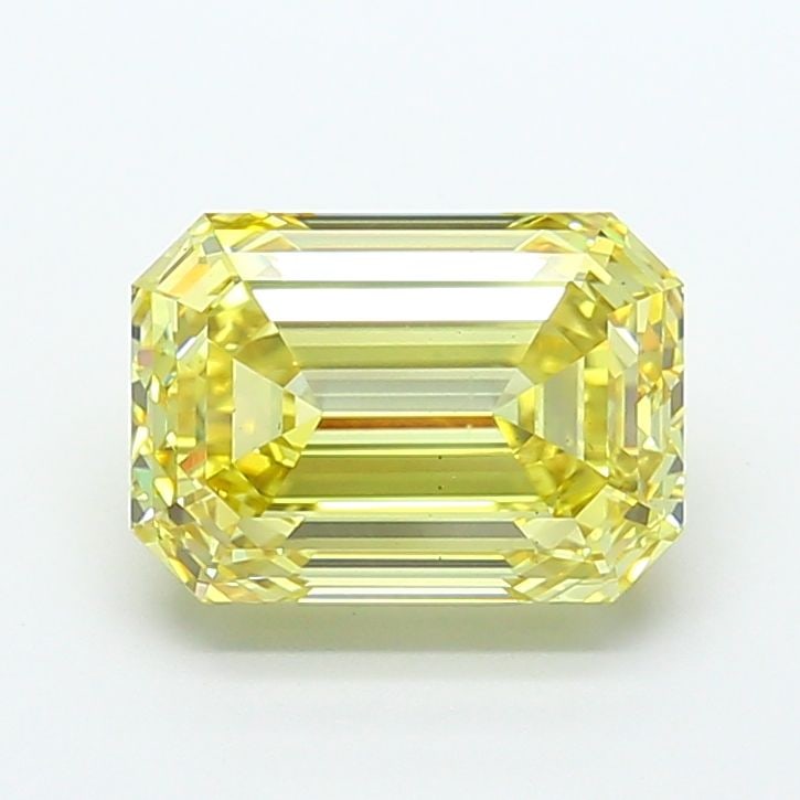 Loose Diamond - EMERALD 6.03ct Fancy Intense Yellow VS2: Loose Diamond - EMERALD 6.03ct Fancy Intense Yellow VS2 Source: This is a real non-mined Diamond that has been grown in a lab Shape: EMERALD Carats: 6.03 Color: Fancy Intense Yellow Certification: IGI