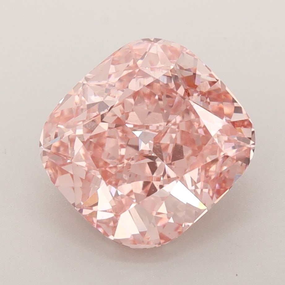 Loose Diamond - CUSHION BRILLIANT 3.25ct Fancy Vivid Pink VS1: Loose Diamond - CUSHION BRILLIANT 3.25ct Fancy Vivid Pink VS1 Source: This is a real non-mined Diamond that has been grown in a lab Shape: CUSHION BRILLIANT Carats: 3.25 Color: Fancy Vivid Pink Certif