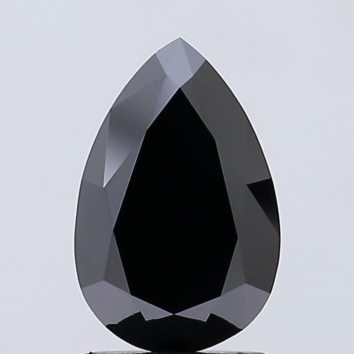 Loose Diamond - PEAR 2.04ct Fancy Vivid Black VS1: Loose Diamond - PEAR 2.04ct Fancy Vivid Black VS1 Source: This is a real non-mined Diamond that has been grown in a lab Shape: PEAR Carats: 2.04 Color: Fancy Vivid Black Certification: NONE Video: