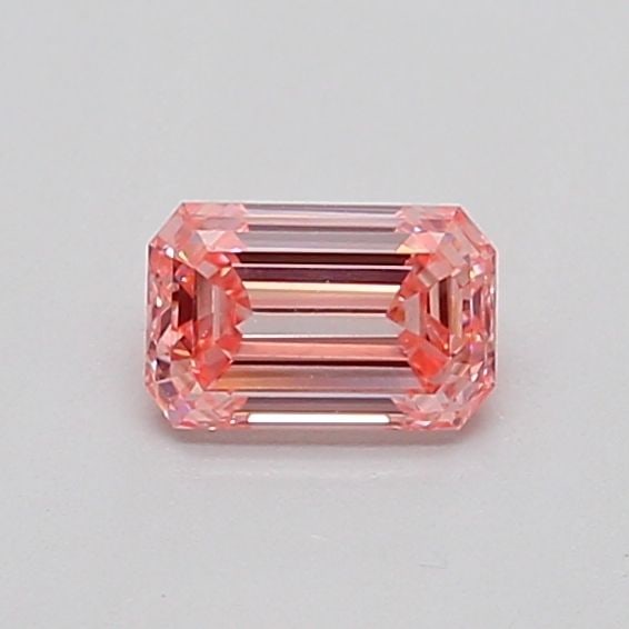 Loose Diamond - EMERALD 0.42ct Fancy Intense Pink VS1: Loose Diamond - EMERALD 0.42ct Fancy Intense Pink VS1 Source: This is a real non-mined Diamond that has been grown in a lab Shape: EMERALD Carats: 0.42 Color: Fancy Intense Pink Certification: IGI Vid