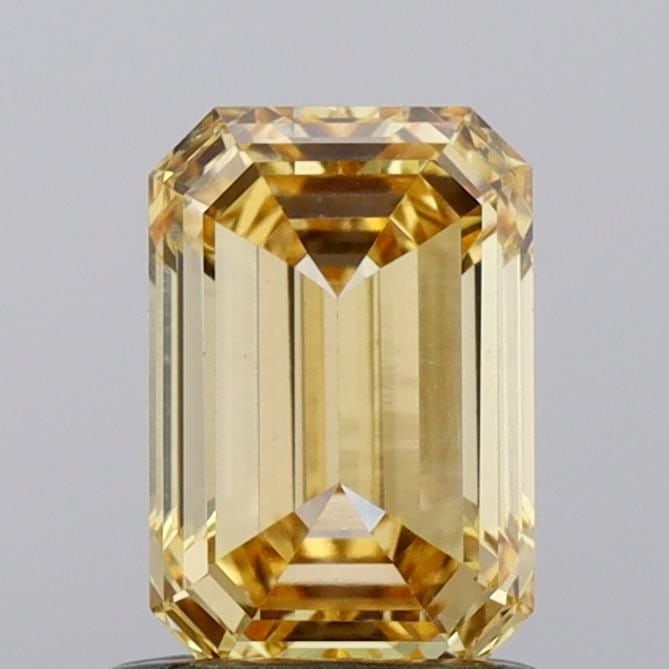 Loose Diamond - EMERALD 1.02ct Fancy Vivid Orange VS2: Loose Diamond - EMERALD 1.02ct Fancy Vivid Orange VS2 Source: This is a real non-mined Diamond that has been grown in a lab Shape: EMERALD Carats: 1.02 Color: Fancy Vivid Orange Certification: NONE Vi