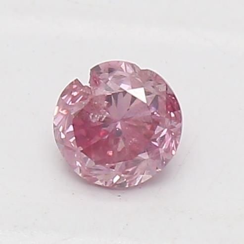 Loose Diamond - ROUND 0.13ct Fancy Vivid Purplish Pink: Loose Diamond - ROUND 0.13ct Fancy Vivid Purplish Pink Source: Natural Shape: ROUND Carats: 0.13 Color: Fancy Vivid Purplish Pink Certification: GIA Video: