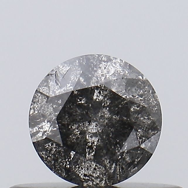 Loose Diamond - ROUND 0.36ct Salt and Pepper I3: Loose Diamond - ROUND 0.36ct Salt and Pepper I3 Source: Natural Shape: ROUND Carats: 0.36 Color: Salt and Pepper Certification: NONE Video: