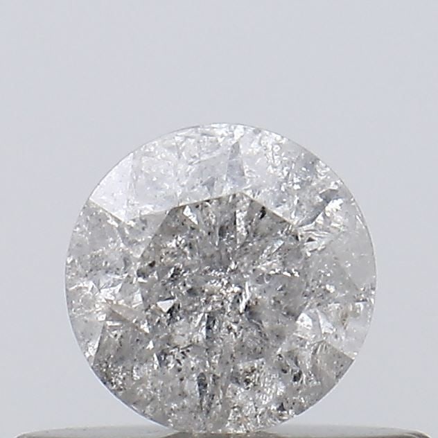 Loose Diamond - ROUND 0.33ct Salt and Pepper I3: Loose Diamond - ROUND 0.33ct Salt and Pepper I3 Source: Natural Shape: ROUND Carats: 0.33 Color: Salt and Pepper Certification: NONE Video: