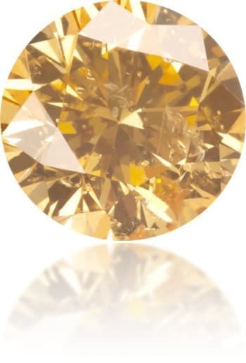 Loose Diamond - ROUND 0.73ct Fancy Intense Yellow I2: Loose Diamond - ROUND 0.73ct Fancy Intense Yellow I2 Source: Natural Shape: ROUND Carats: 0.73 Color: Fancy Intense Yellow Certification: NONE The Diamond Depot Guarantee: All items in this auction ar