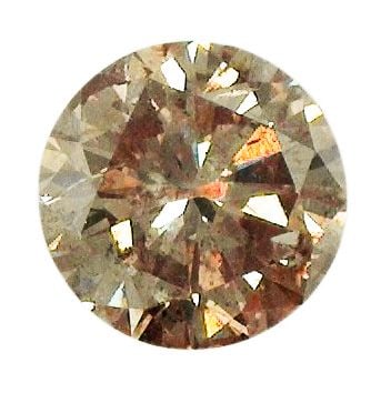 Loose Diamond - ROUND 0.95ct Fancy Cognac I1: Loose Diamond - ROUND 0.95ct Fancy Cognac I1 Source: Natural Shape: ROUND Carats: 0.95 Color: Fancy Cognac Certification: NONE The Diamond Depot Guarantee: All items in this auction are guaranteed to 