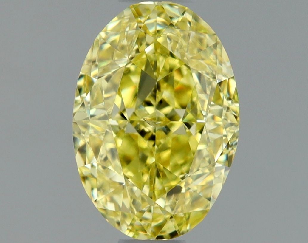 Loose Diamond - OVAL 1.0ct Fancy Intense Yellow SI2: Loose Diamond - OVAL 1.0ct Fancy Intense Yellow SI2 Source: Natural Shape: OVAL Carats: 1.0 Color: Fancy Intense Yellow Certification: GIA Video: