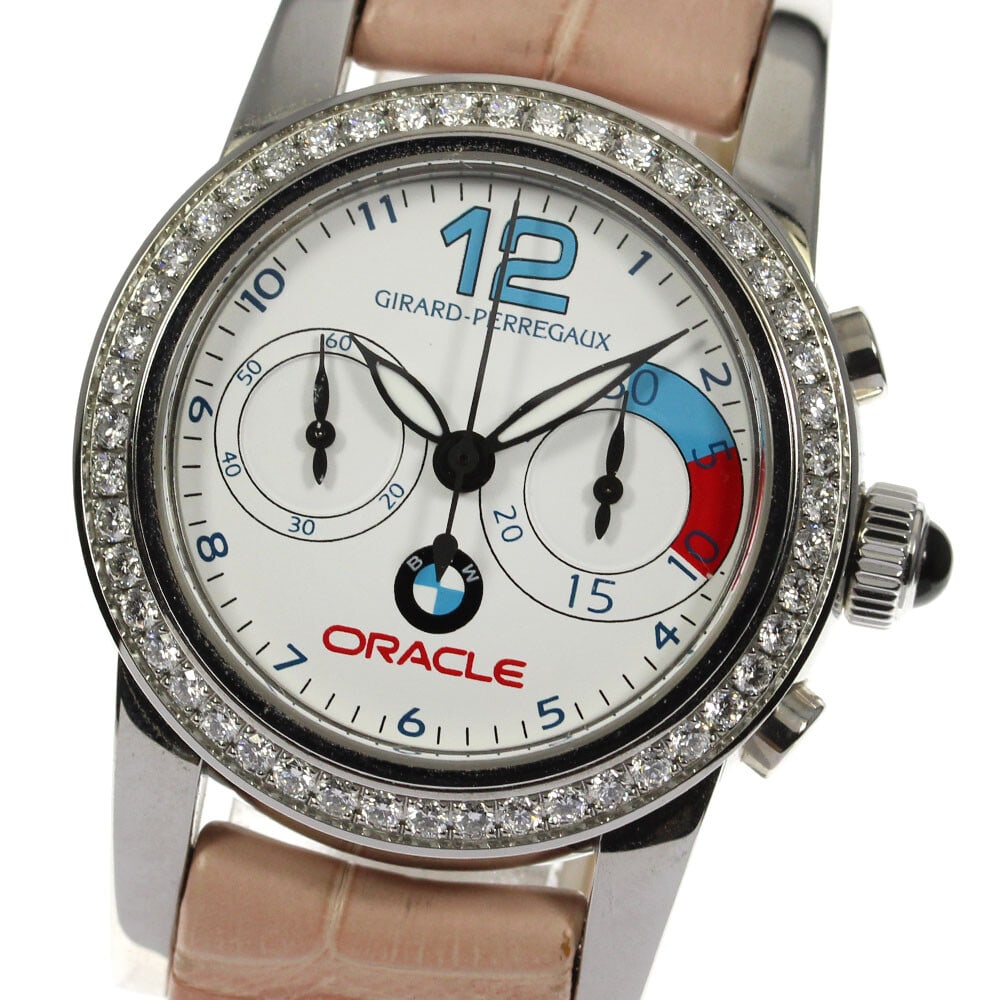 GIRARD-PERREGAUX BMW Oracle Racing 80440 Ladies Watch Diamond Bezel (1 of 8)