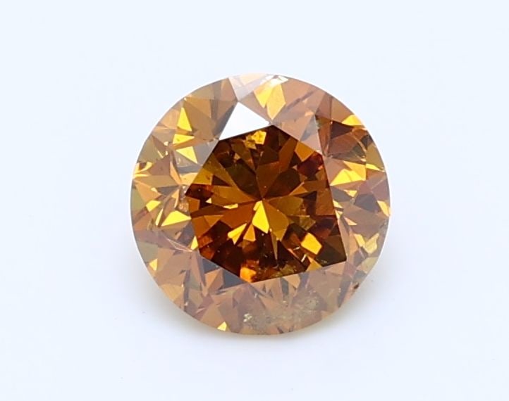 Loose Diamond - ROUND 0.71ct Fancy Deep Brownish Yellowish Orange: Loose Diamond - ROUND 0.71ct Fancy Deep Brownish Yellowish Orange Source: Natural Shape: ROUND Carats: 0.71 Color: Fancy Deep Brownish Yellowish Orange Certification: GIA Video: