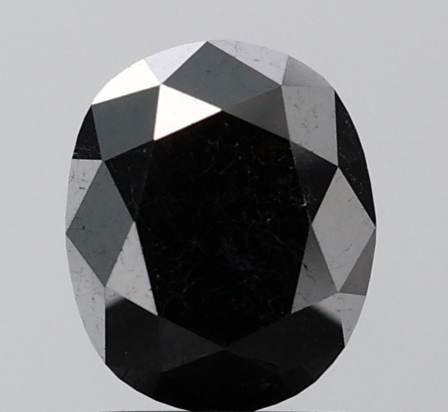 Loose Diamond - OVAL 2.68ct Fancy Black VS1: Loose Diamond - OVAL 2.68ct Fancy Black VS1 Source: Natural Shape: OVAL Carats: 2.68 Color: Fancy Black Certification: NONE Video: