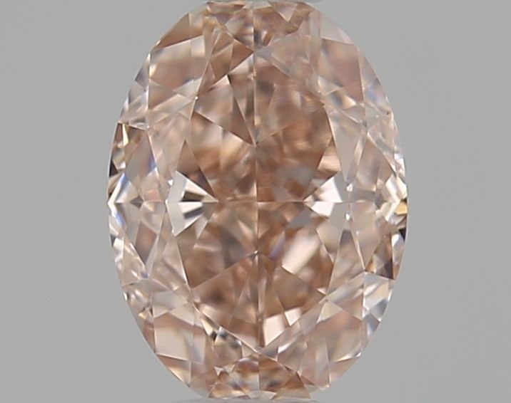 Loose Diamond - OVAL 0.5ct Fancy Brownish Orangey Pink VVS1: Loose Diamond - OVAL 0.5ct Fancy Brownish Orangey Pink VVS1 Source: Natural Shape: OVAL Carats: 0.5 Color: Fancy Brownish Orangey Pink Certification: GIA Video: