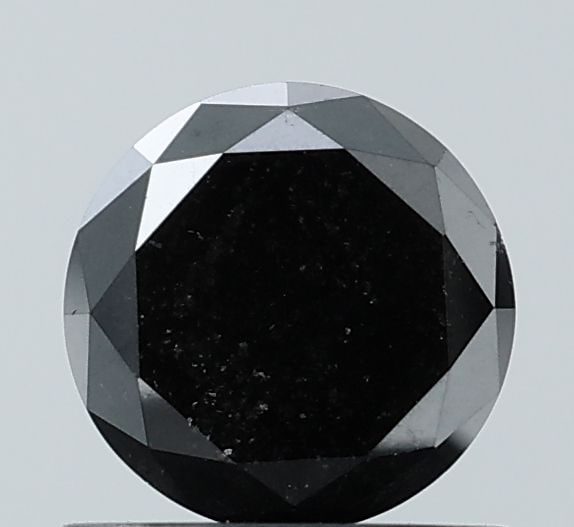 Loose Diamond - ROUND 0.76ct Fancy Black VVS2: Loose Diamond - ROUND 0.76ct Fancy Black VVS2 Source: Natural Shape: ROUND Carats: 0.76 Color: Fancy Black Certification: NONE Video: