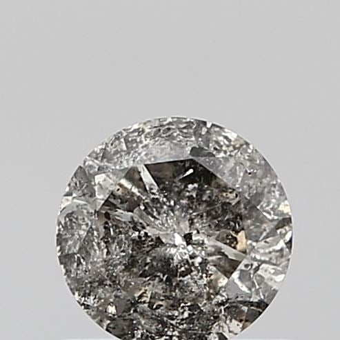 Loose Diamond - ROUND 0.56ct Salt and Pepper VVS2: Loose Diamond - ROUND 0.56ct Salt and Pepper VVS2 Source: Natural Shape: ROUND Carats: 0.56 Color: Salt and Pepper Certification: NONE Video: