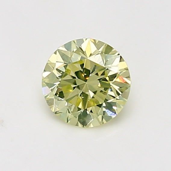 Loose Diamond - ROUND 0.72ct Fancy Green Yellow SI1 (1 of 1)