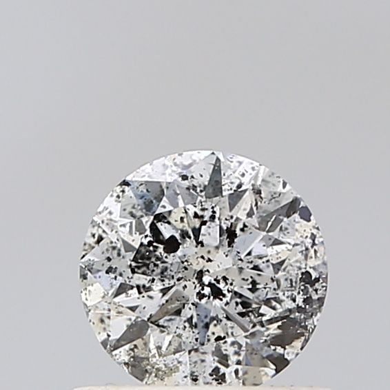 Loose Diamond - ROUND 0.52ct Salt and Pepper VVS2: Loose Diamond - ROUND 0.52ct Salt and Pepper VVS2 Source: Natural Shape: ROUND Carats: 0.52 Color: Salt and Pepper Certification: NONE Video: