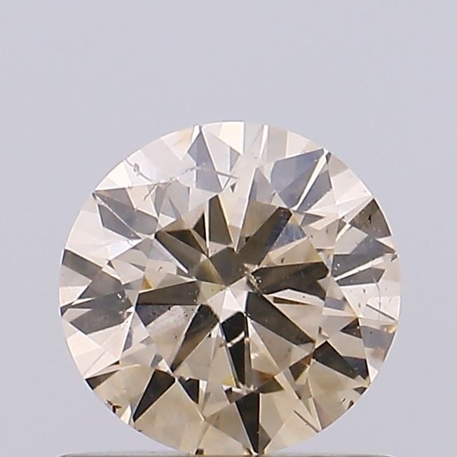 Loose Diamond - ROUND 0.71ct Fancy Brown SI1: Loose Diamond - ROUND 0.71ct Fancy Brown SI1 Source: Natural Shape: ROUND Carats: 0.71 Color: Fancy Brown Certification: NONE Video: