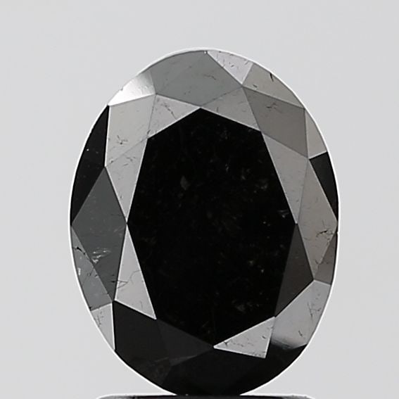 Loose Diamond - OVAL 1.58ct Fancy Black VVS2: Loose Diamond - OVAL 1.58ct Fancy Black VVS2 Source: Natural Shape: OVAL Carats: 1.58 Color: Fancy Black Certification: NONE Video: