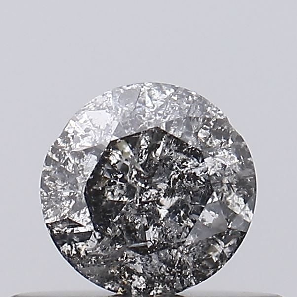 Loose Diamond - ROUND 0.33ct Salt and Pepper I3: Loose Diamond - ROUND 0.33ct Salt and Pepper I3 Source: Natural Shape: ROUND Carats: 0.33 Color: Salt and Pepper Certification: NONE Video: