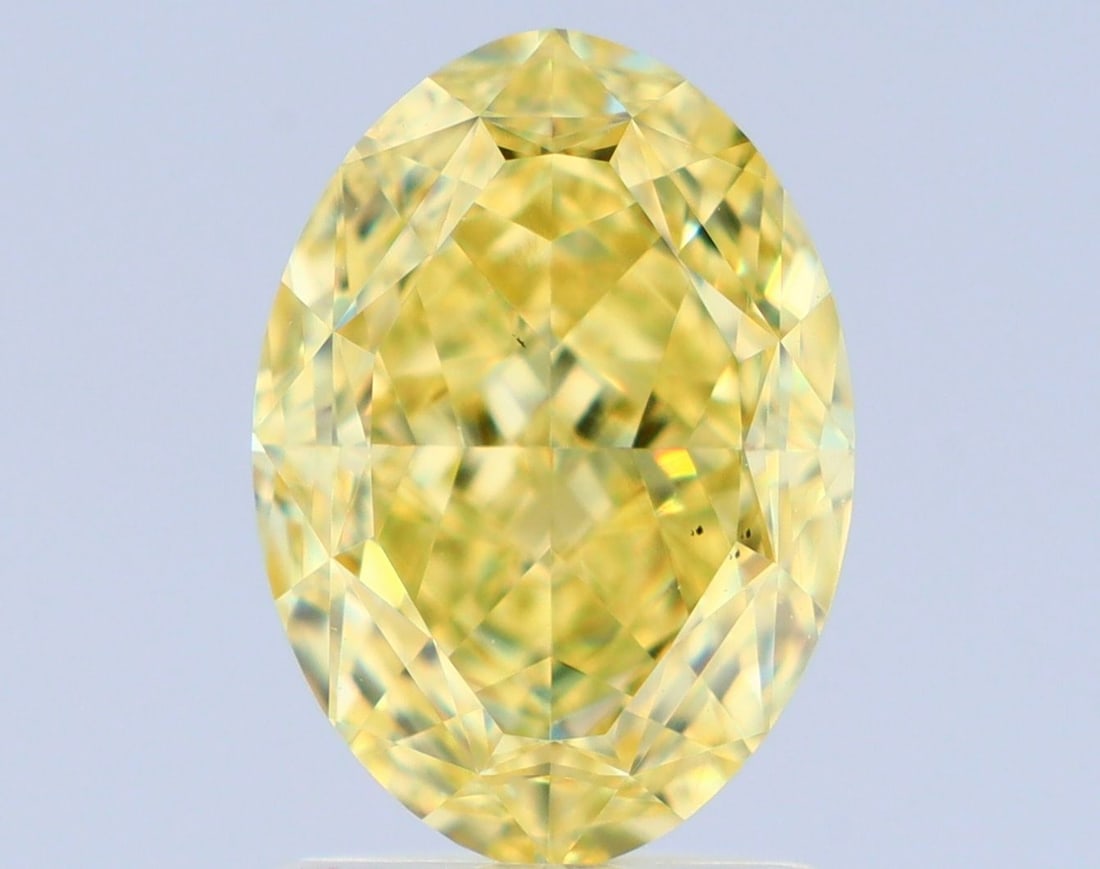 Loose Diamond - OVAL 2.01ct Fancy Intense Yellow VS2: Loose Diamond - OVAL 2.01ct Fancy Intense Yellow VS2 Source: Natural Shape: OVAL Carats: 2.01 Color: Fancy Intense Yellow Certification: GIA Video:
