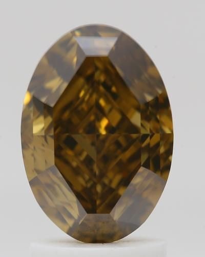 Loose Diamond - OVAL 2.5ct Fancy Dark Yellow Brown VVS2: Loose Diamond - OVAL 2.5ct Fancy Dark Yellow Brown VVS2 Source: Natural Shape: OVAL Carats: 2.5 Color: Fancy Dark Yellow Brown Certification: GIA Video: