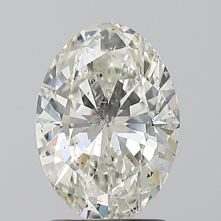 Loose Diamond - OVAL 1.7ct J SI2: Loose Diamond - OVAL 1.7ct J SI2 Source: Natural Shape: OVAL Carats: 1.7 Color: J Clarity: SI2 Certification: GIA Video: