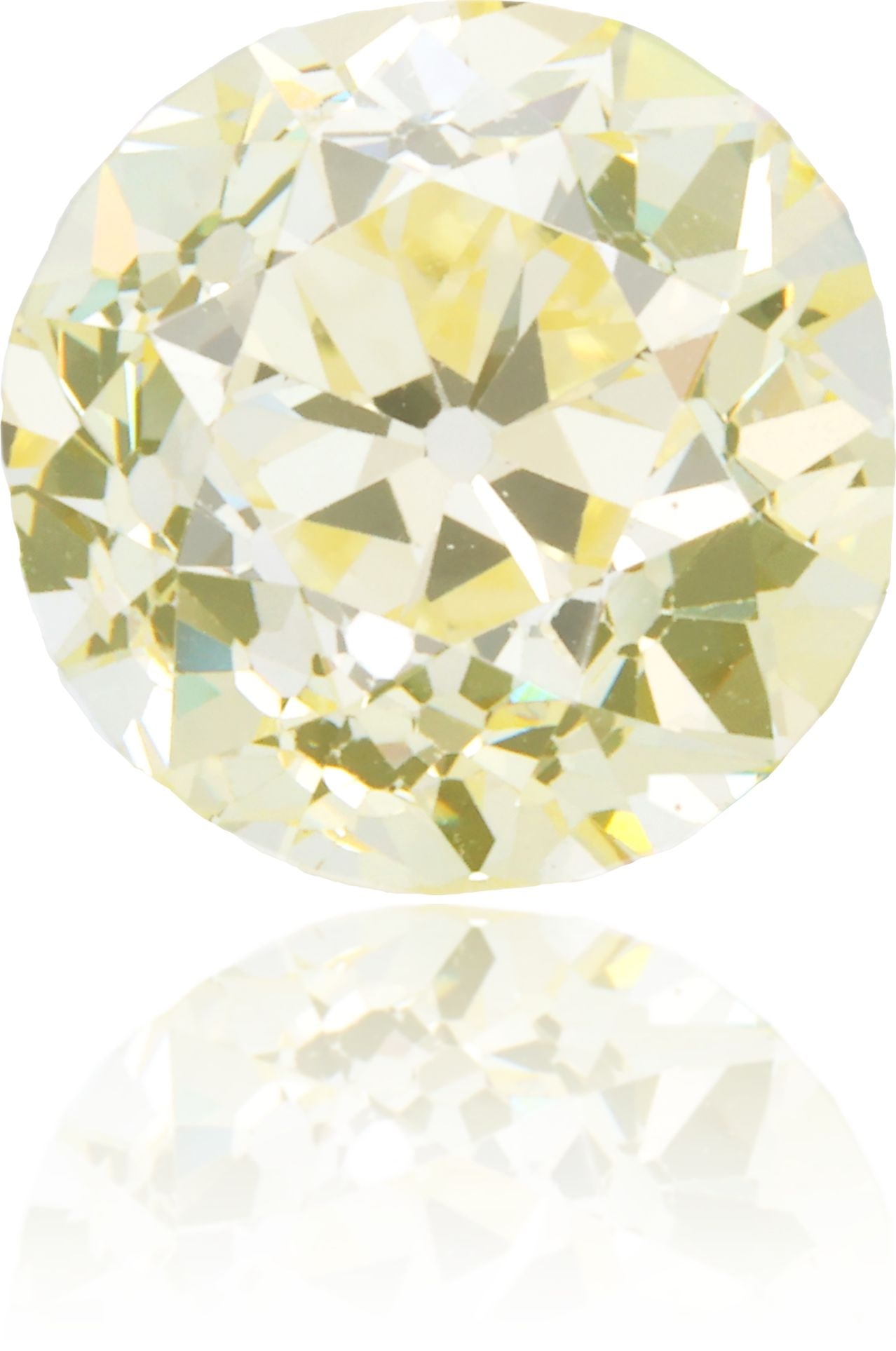 Loose Diamond - ROUND 2.01ct Fancy Light Yellow VS1: Loose Diamond - ROUND 2.01ct Fancy Light Yellow VS1 Source: Natural Shape: ROUND Carats: 2.01 Color: Fancy Light Yellow Certification: GIA Video: