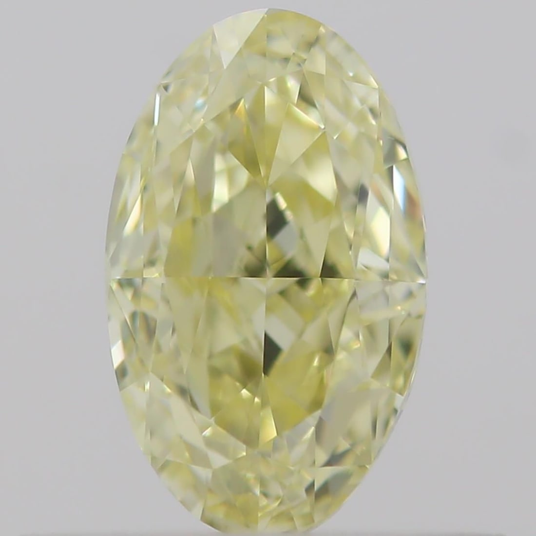 Loose Diamond - OVAL 0.5ct Fancy Light Yellow VVS1: Loose Diamond - OVAL 0.5ct Fancy Light Yellow VVS1 Source: Natural Shape: OVAL Carats: 0.5 Color: Fancy Light Yellow Certification: GIA Video: