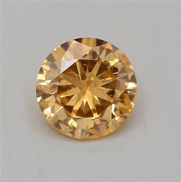 Loose Diamond - ROUND 0.33ct Fancy Intense Yellow Orange I1: Loose Diamond - ROUND 0.33ct Fancy Intense Yellow Orange I1 Source: Natural Shape: ROUND Carats: 0.33 Color: Fancy Intense Yellow Orange Certification: GIA Video: