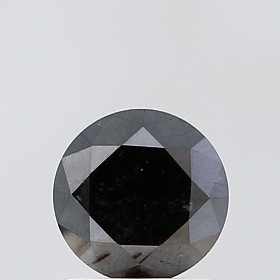 Loose Diamond - ROUND 1.02ct Fancy Black VS1: Loose Diamond - ROUND 1.02ct Fancy Black VS1 Source: Natural Shape: ROUND Carats: 1.02 Color: Fancy Black Certification: NONE Video: