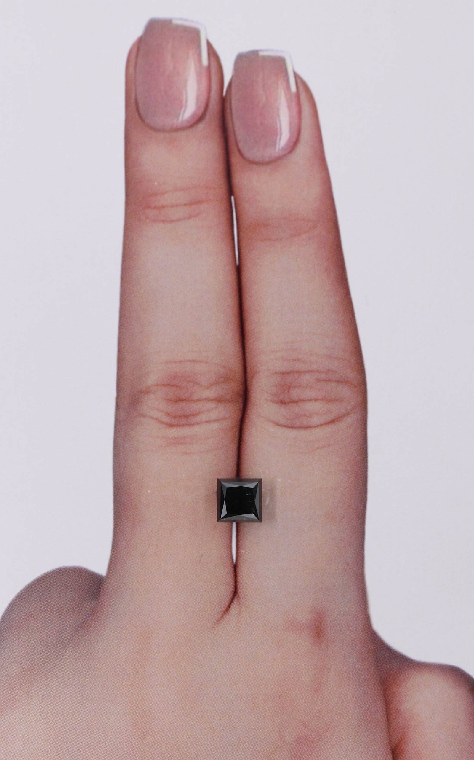 Loose Diamond - PRINCESS 1.28ct Fancy Black VVS2: Loose Diamond - PRINCESS 1.28ct Fancy Black VVS2 Source: Natural Shape: PRINCESS Carats: 1.28 Color: Fancy Black Certification: NONE Video: