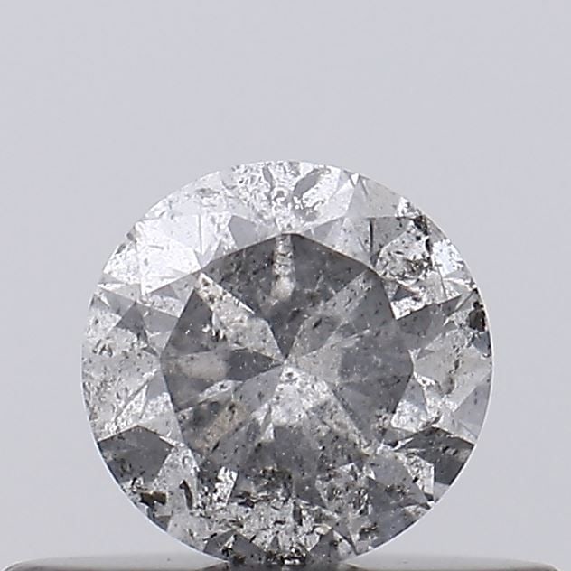 Loose Diamond - ROUND 0.31ct Salt and Pepper I3: Loose Diamond - ROUND 0.31ct Salt and Pepper I3 Source: Natural Shape: ROUND Carats: 0.31 Color: Salt and Pepper Certification: NONE Video: