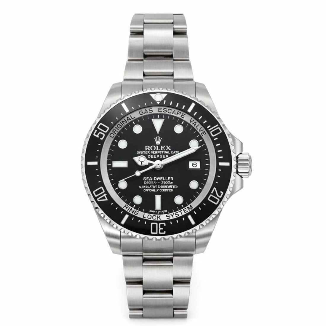 Rolex DeepSea Sea-Dweller 116660 Stainless Steel Box Papers: Rolex DeepSea Sea-Dweller 116660 Stainless Steel Box Papers This Rolex 116660 DeepSea Sea-Dweller is crafted from stainless steel and weighs 215.9 grams. The timepiece comes fully linked and includes 