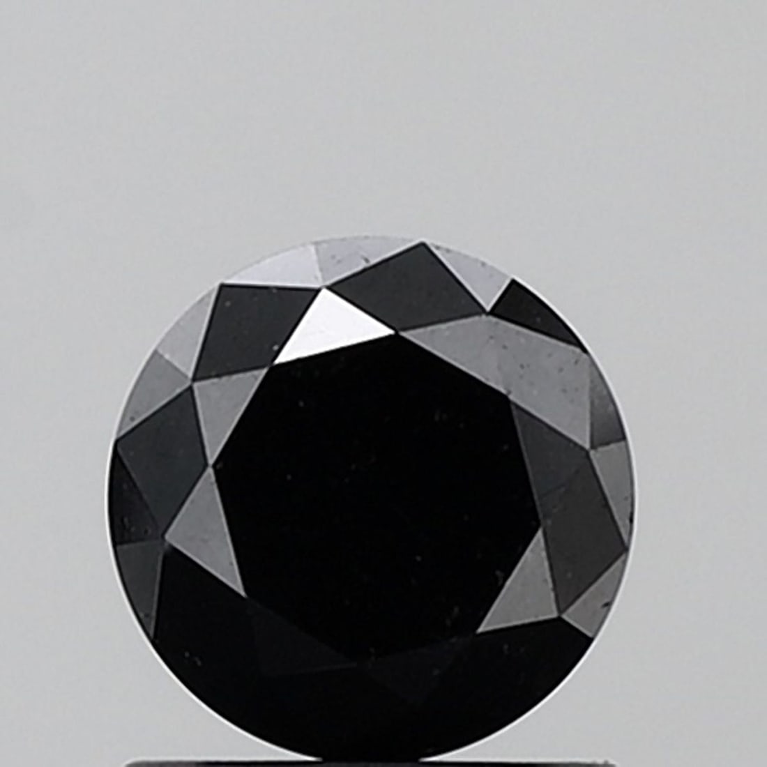 Loose Diamond - ROUND 1.21ct Fancy Black VS1: Loose Diamond - ROUND 1.21ct Fancy Black VS1 Source: Natural Shape: ROUND Carats: 1.21 Color: Fancy Black Certification: NONE Video: