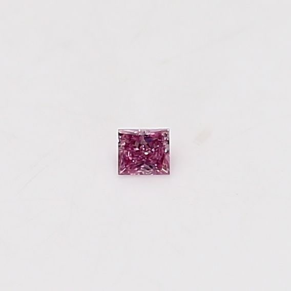 Loose Diamond - PRINCESS 0.03ct Fancy Intense Purple Pink (1 of 1)