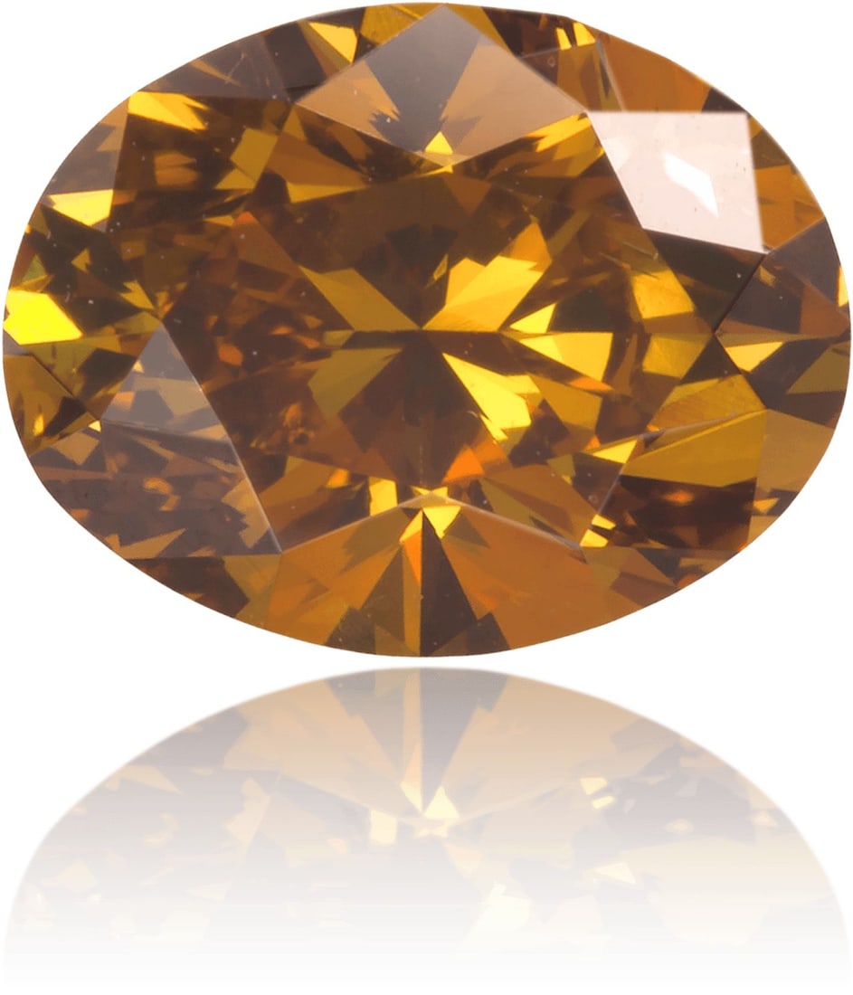 Loose Diamond - OVAL 1.01ct Fancy Deep Orange I1: Loose Diamond - OVAL 1.01ct Fancy Deep Orange I1 Source: Natural Shape: OVAL Carats: 1.01 Color: Fancy Deep Orange Certification: NONE The Diamond Depot Guarantee: All items in this auction are guaran