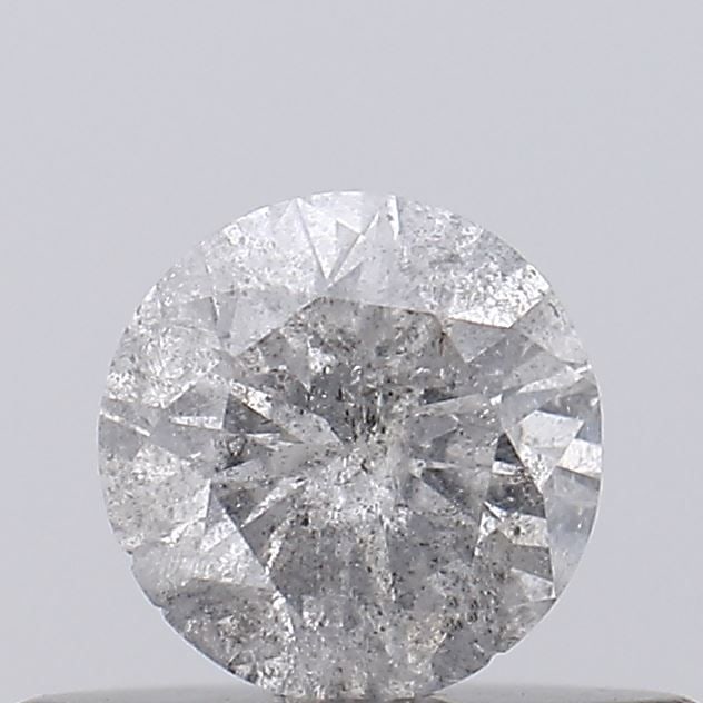 Loose Diamond - ROUND 0.3ct Salt and Pepper I3: Loose Diamond - ROUND 0.3ct Salt and Pepper I3 Source: Natural Shape: ROUND Carats: 0.3 Color: Salt and Pepper Certification: NONE Video: