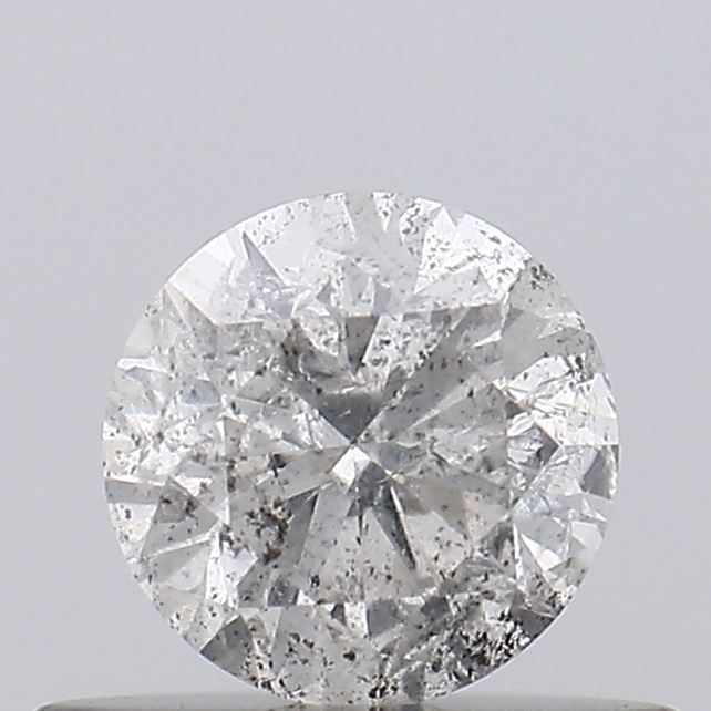 Loose Diamond - ROUND 0.41ct Salt and Pepper I3: Loose Diamond - ROUND 0.41ct Salt and Pepper I3 Source: Natural Shape: ROUND Carats: 0.41 Color: Salt and Pepper Certification: NONE Video: