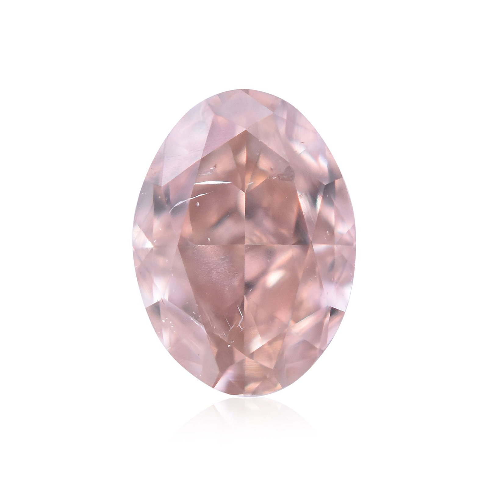 Loose Diamond - OVAL 0.28ct Fancy Orangey Pink SI1: Loose Diamond - OVAL 0.28ct Fancy Orangey Pink SI1 Source: Natural Shape: OVAL Carats: 0.28 Color: Fancy Orangey Pink Certification: GIA Video: