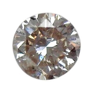 Loose Diamond - ROUND 0.54ct Light Champagne I2: Loose Diamond - ROUND 0.54ct Light Champagne I2 Source: Natural Shape: ROUND Carats: 0.54 Color: Light Champagne Certification: NONE The Diamond Depot Guarantee: All items in this auction are guarante