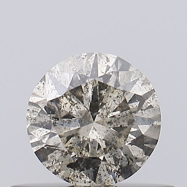 Loose Diamond - ROUND 0.36ct Salt and Pepper I3: Loose Diamond - ROUND 0.36ct Salt and Pepper I3 Source: Natural Shape: ROUND Carats: 0.36 Color: Salt and Pepper Certification: NONE Video: