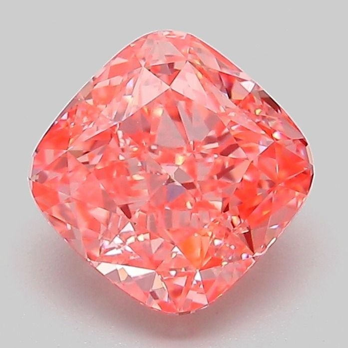 Loose Diamond - CUSHION MODIFIED 2.03ct Fancy Vivid Pink VVS2: Loose Diamond - CUSHION MODIFIED 2.03ct Fancy Vivid Pink VVS2 Source: This is a real non-mined Diamond that has been grown in a lab Shape: CUSHION MODIFIED Carats: 2.03 Color: Fancy Vivid Pink Certifi