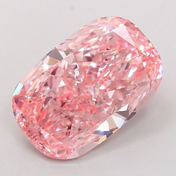 Loose Diamond - CUSHION MODIFIED 4.02ct Fancy Vivid Pink VS2: Loose Diamond - CUSHION MODIFIED 4.02ct Fancy Vivid Pink VS2 Source: This is a real non-mined Diamond that has been grown in a lab Shape: CUSHION MODIFIED Carats: 4.02 Color: Fancy Vivid Pink Certific