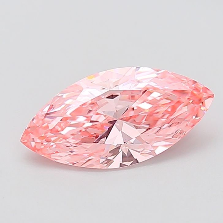 Loose Diamond - MARQUISE 2.03ct Fancy Vivid Pink VS1: Loose Diamond - MARQUISE 2.03ct Fancy Vivid Pink VS1 Source: This is a real non-mined Diamond that has been grown in a lab Shape: MARQUISE Carats: 2.03 Color: Fancy Vivid Pink Certification: IGI Video