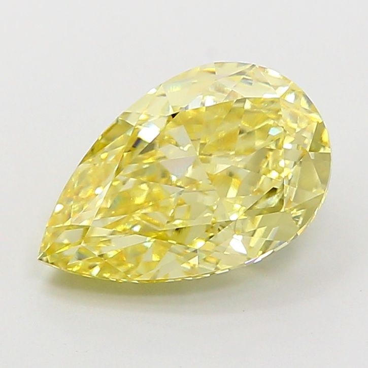 Loose Diamond - PEAR 2.83ct Fancy Yellow VVS2: Loose Diamond - PEAR 2.83ct Fancy Yellow VVS2 Source: This is a real non-mined Diamond that has been grown in a lab Shape: PEAR Carats: 2.83 Color: Fancy Yellow Certification: IGI Video: