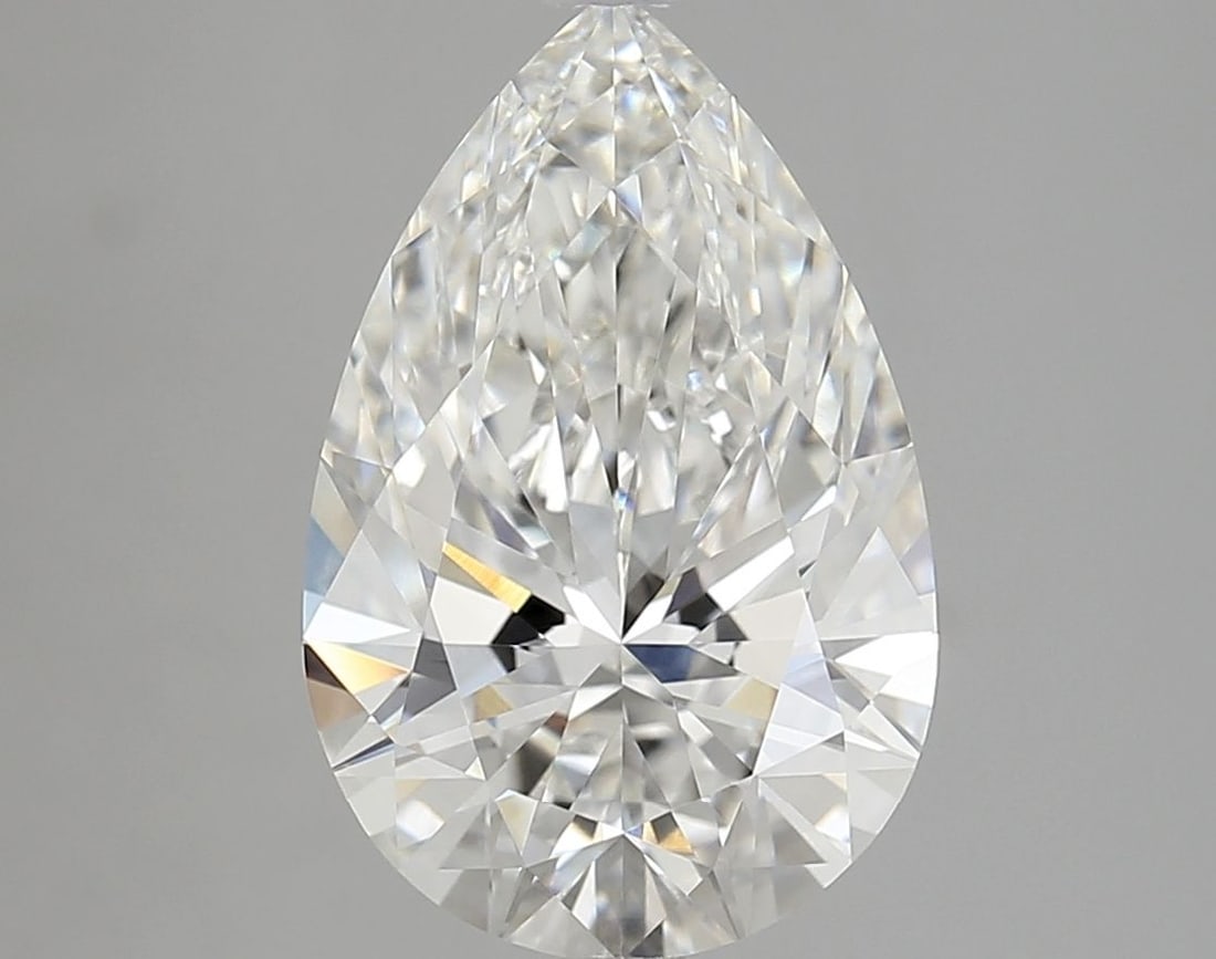 Loose Diamond - PEAR 4.1ct F VVS2: Loose Diamond - PEAR 4.1ct F VVS2 Source: This is a real non-mined Diamond that has been grown in a lab Shape: PEAR Carats: 4.1 Color: F Clarity: VVS2 Certification: IGI Video: Video Link The Diamond