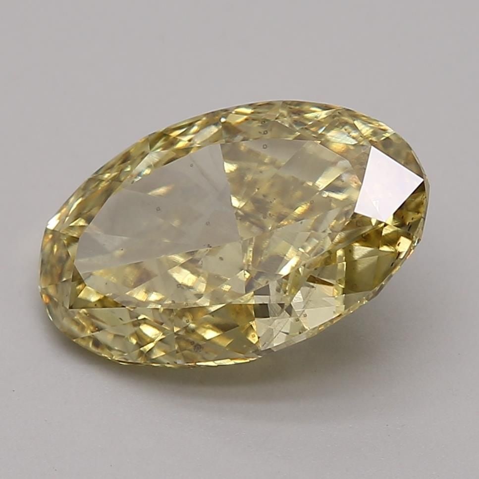 Loose Diamond - OVAL 4.09ct Fancy Vivid Yellow SI2: Loose Diamond - OVAL 4.09ct Fancy Vivid Yellow SI2 Source: This is a real non-mined Diamond that has been grown in a lab Shape: OVAL Carats: 4.09 Color: Fancy Vivid Yellow Certification: IGI Video:
