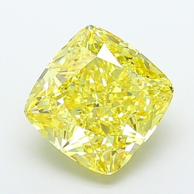 Loose Diamond - CUSHION MODIFIED 6.51ct Fancy Vivid Yellow VS1: Loose Diamond - CUSHION MODIFIED 6.51ct Fancy Vivid Yellow VS1 Source: This is a real non-mined Diamond that has been grown in a lab Shape: CUSHION MODIFIED Carats: 6.51 Color: Fancy Vivid Yellow Cert